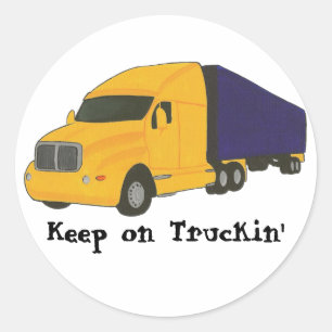 Blijf op Truckin', truck op Affirmatie stickers