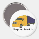 Blijf op Truckin, truck op magneten (Voorkant / Achterkant)