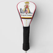 Blijf op Trumpin Maga Golfheadcover (Voorkant)