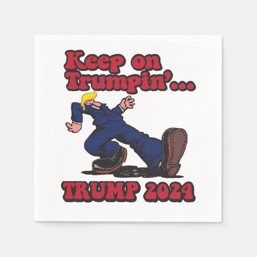 Blijf op Trumpin Servet (Voorkant)