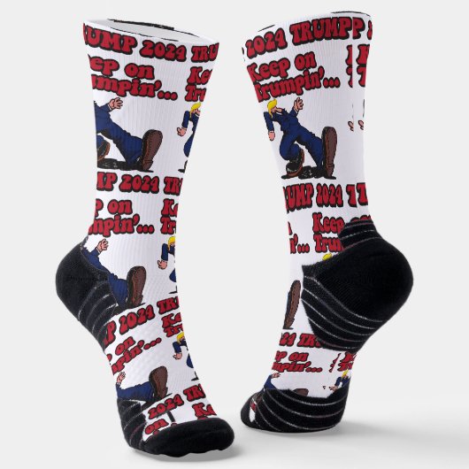 Blijf op Trumpin! Sokken (Gebogen)