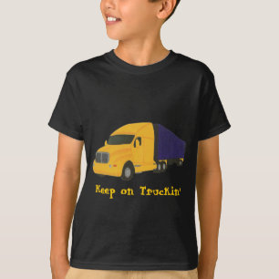 Blijf op Tuckin, vrachtwagen op t-shirts