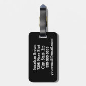 Blijf op zoek naar grappig aangepast Bagagelabel - (Achterkant verticaal)