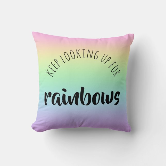 Blijf op zoek naar het Sierkussen Rainbows (Voorkant)