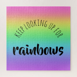 Blijf op zoek naar Rainbows Jigzaag Puzzle Legpuzzel