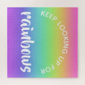 Blijf op zoek naar Rainbows Jigzaag Puzzle Legpuzzel (Horizontaal)