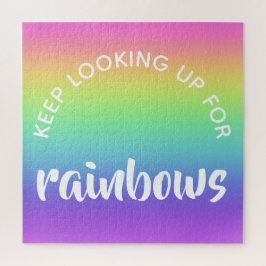 Blijf op zoek naar Rainbows Jigzaag Puzzle Legpuzzel