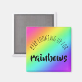 Blijf op zoek naar Rainbows Magnet (Voorkant / Achterkant)