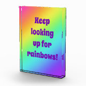 Blijf op zoek naar Rainbows Photo Block Fotoblokken (Rechts)