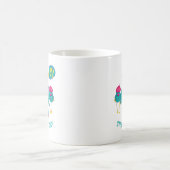 Blijf overal groovy, grappig kinder op school koffiemok (Center)