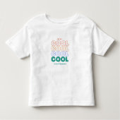 Blijf overal koel - minimalistisch trendy design kinder shirts (Voorkant)