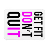 Blijf passen Niet in roze vallen Magneet (Horizontaal)