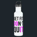 Blijf passen Niet in roze vallen Waterfles<br><div class="desc">American Fitness and Bodybuilding Quote: Blijf passen bij je niet. Druk je vrienden in met dit coole nieuwe motivatie shirt in de sportzaal. Girl Version in roze. We hebben het ook Red voor de jongens. fitness,  bodybuilding,  sport,  motivatie,  training,  endurance,  chtheben,  spieren,  skeln,  krachtpatserij</div>