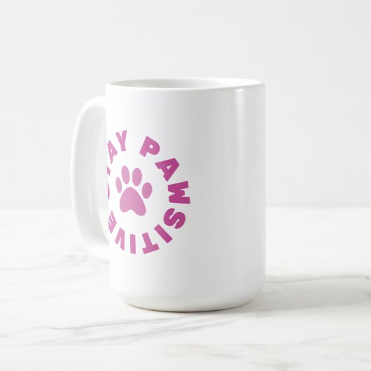 Blijf passief - Classic White Mok (Voorkant links)