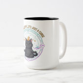 Blijf passief Halloween Tweekleurige Koffiemok (Voorkant rechts)