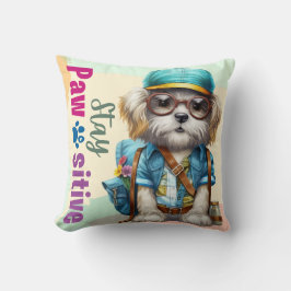 Blijf passief schattig hond dragen rugzak kussen