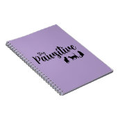 Blijf passief zwarte kat notitieboek (Rechterzijde)