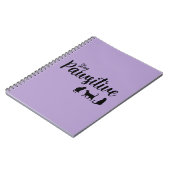 Blijf passief zwarte kat notitieboek (Linkerzijde)