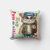 Blijf passieve kat dragen rugzak kussen (Voorkant)