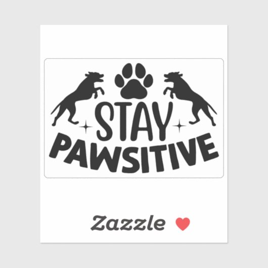 Blijf passieve sticker (Vel)