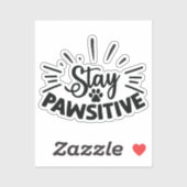 Blijf passieve sticker (Vel)