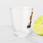 blijf pawsitief mooie oranje kat shotglas Glas (Links)