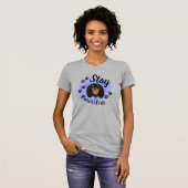 Blijf Pawsitive Black & Tan Cavalier King Charles T-shirt (Voorkant volledig)