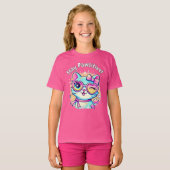 🐱✨ Blijf Pawsitive - Het Schattigee Cat T-shirt v (Voorkant volledig)