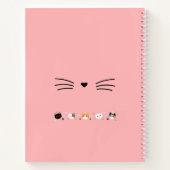 Blijf Pawsitive Schattige Pet Puns Notitieboek (Achterkant)