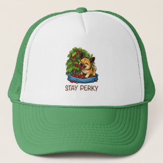 Blijf Perky Motiverende Trucker Hoed Pet