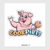 Blijf plakken met Varken Stickers Vandaag (Vel)