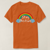 Blijf positief 1 t-shirt (Design voorkant)
