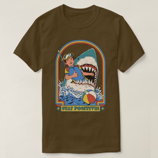 Blijf positief 1 t-shirt (Design voorkant)