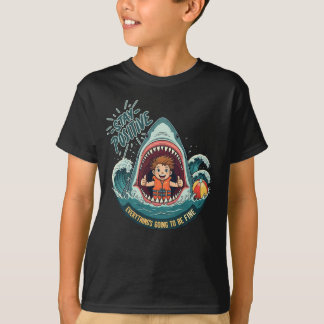 Blijf positief: alles komt goed t-shirt