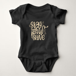 Blijf Positief Baby Bodysuit – Mooie Puppy-Thema 