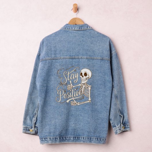 BLIJF POSITIEF BOTTEN DENIM JACKET (Hangar)