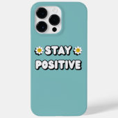 Blijf Positief Case-Mate iPhone Case (Achterkant)