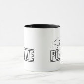 Blijf positief Combo Mok - Coffee Quote Cup (Midden)