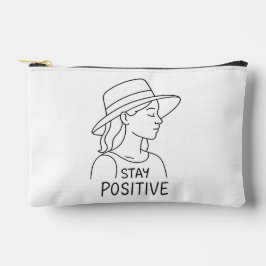 Blijf positief en straal optimisme en kracht uit etui