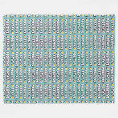 Blijf Positief Fleece Deken (Voorkant (Horizontaal))