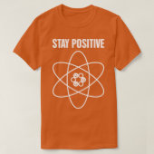 Blijf positief Funny Science Atom T-shirt (Design voorkant)