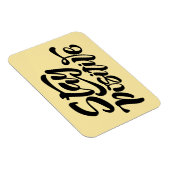 Blijf positief geel magneet (Rechterzijde)