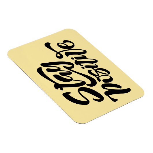 Blijf positief geel magneet (Rechterzijde)