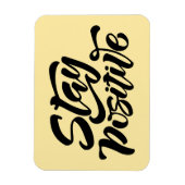 Blijf positief geel magneet (Verticaal)