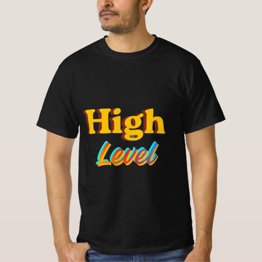 Blijf Positief Grafische T-shirt (Voorkant)