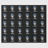 Blijf positief, grappige batterij met donkere bg cadeaupapier (Vlak)