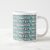 Blijf Positief Grote Koffiekop (Rechts)