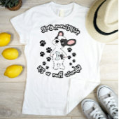 Blijf positief, het is een ruige wereld t-shirt