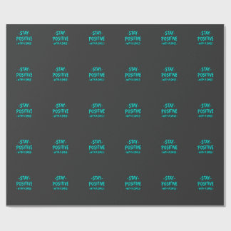 Blijf Positief – Inspirerend Motiverend Cadeaupapier
