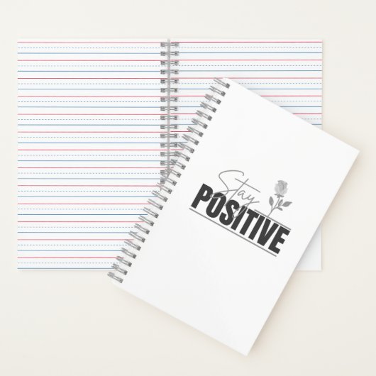 Blijf Positief: Inspirerend Notitieboek (Binnen)